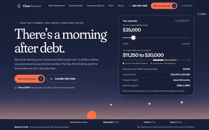 Concept D desktop first screen